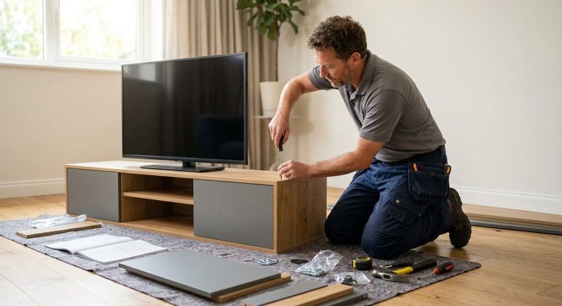 TV Cabinet Assembly in Kansas City, KS
